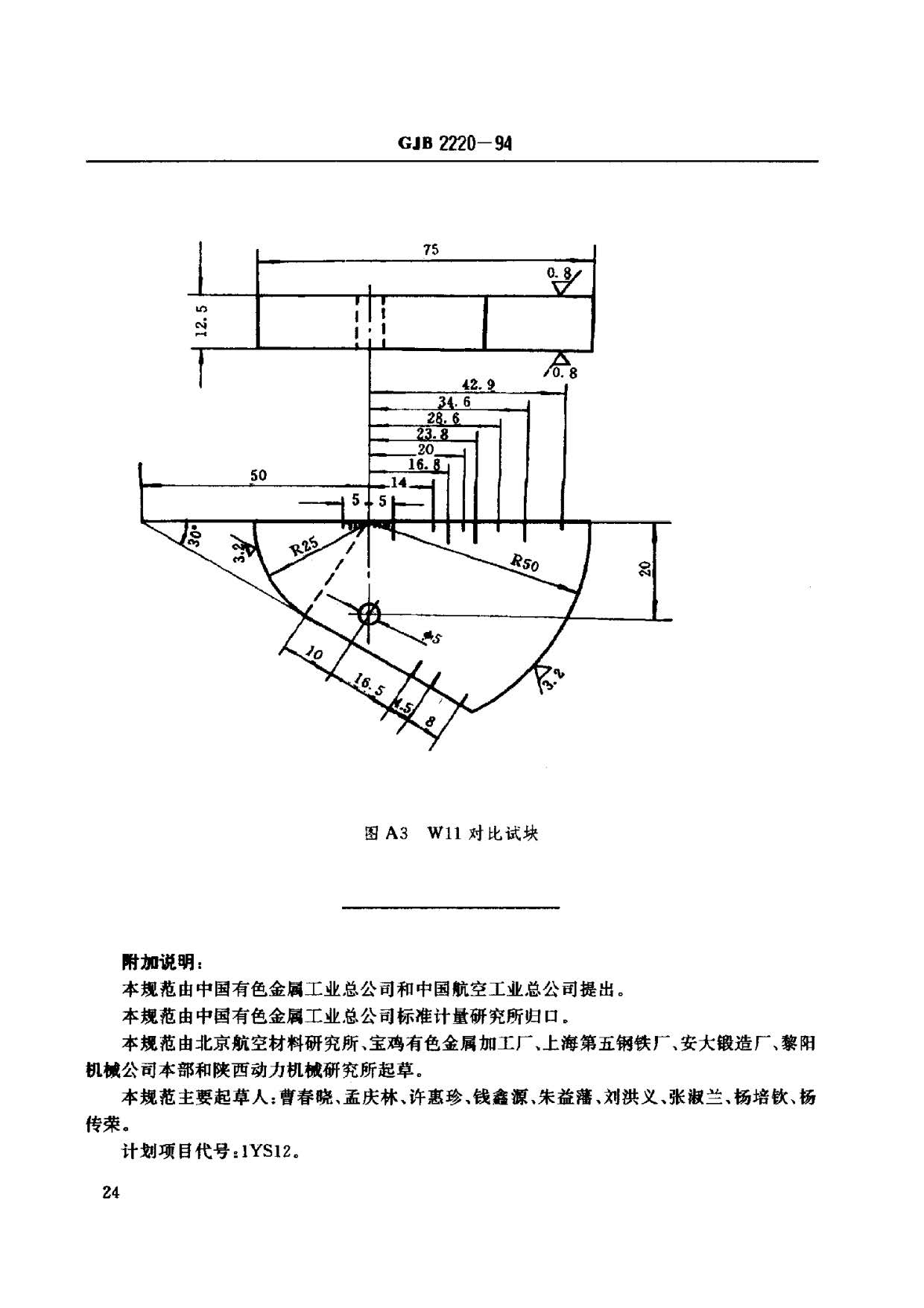 航空發(fā)動(dòng)機(jī)用鈦合金餅環(huán)坯規(guī)范國軍標(biāo) GJB2220-94 航空發(fā)動(dòng)機(jī)用鈦合金餅環(huán)坯規(guī)范國軍標(biāo) GJB2220-94